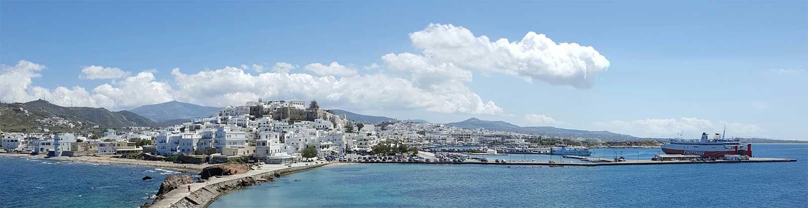 Naxos Stadt in Griechenland Reisen